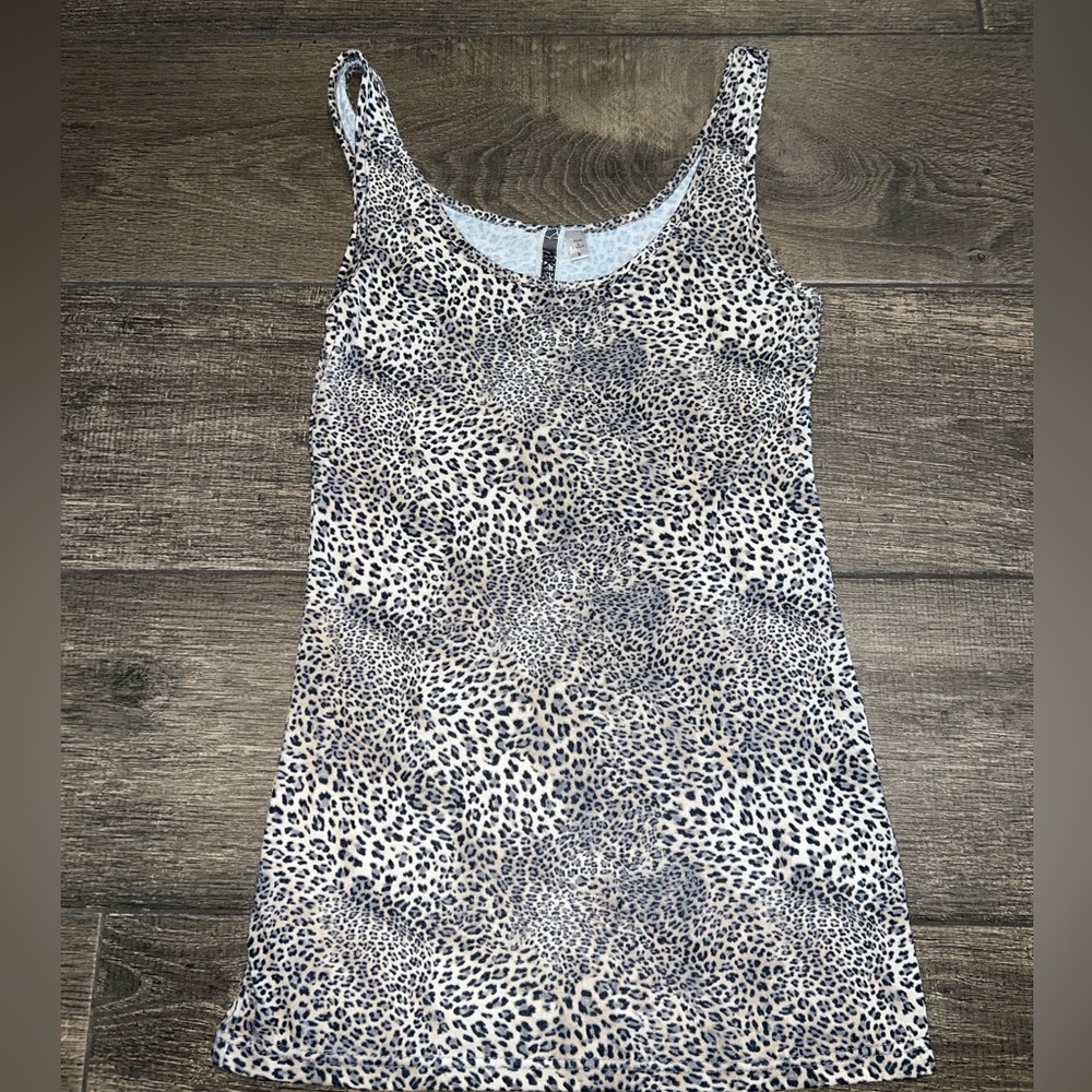 BKE animal print tank size small